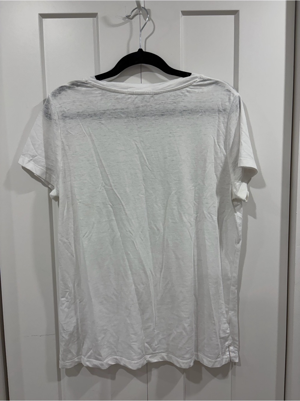 C&C California White Short-Sleeve Tee with Multicolor Rainbow Text - Picture 2 of 3